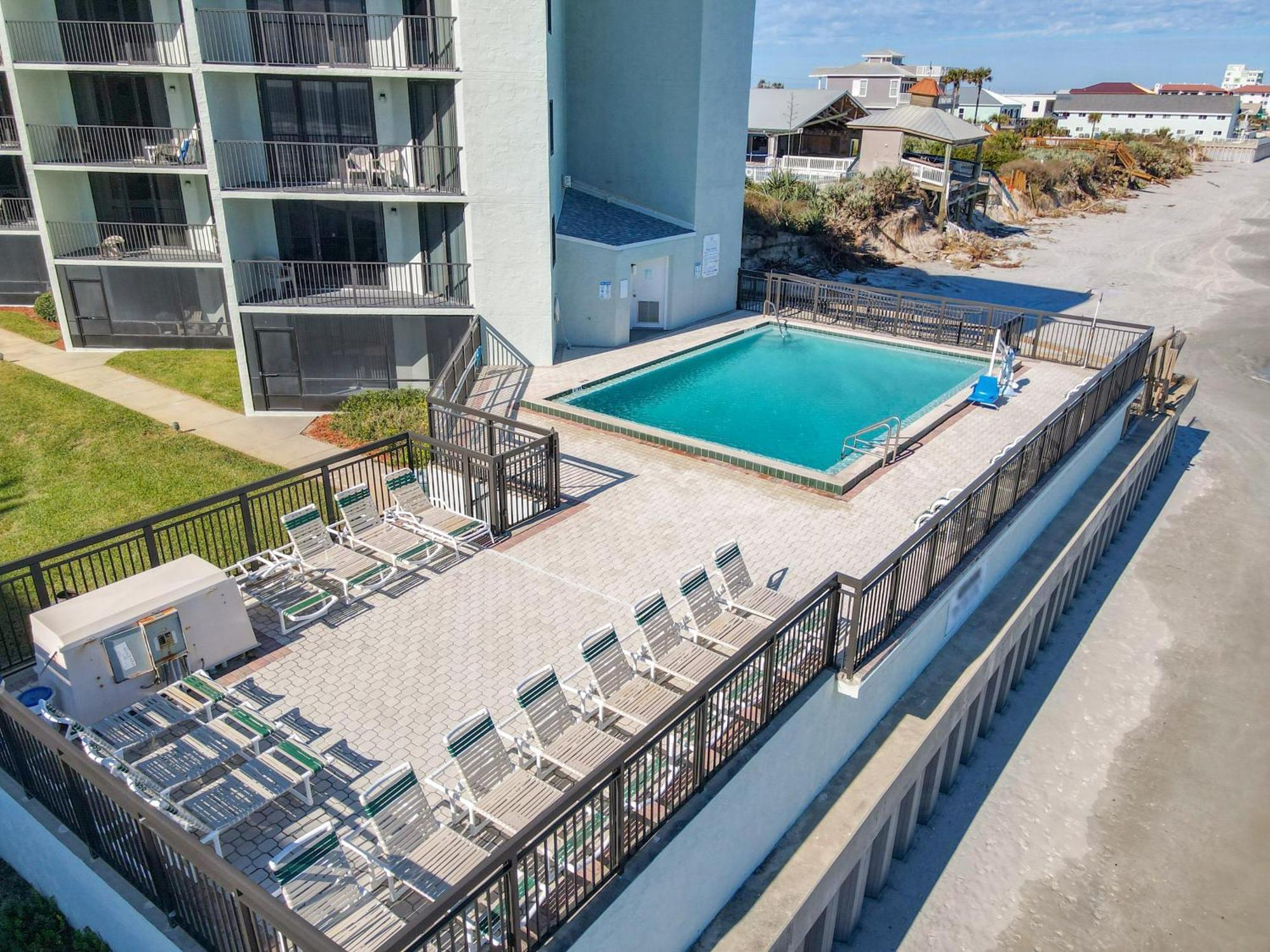 Ocean View With A Beachfront Pool At Ocean Trillium Condo ~ 702 New Smyrna Beach Eksteriør billede